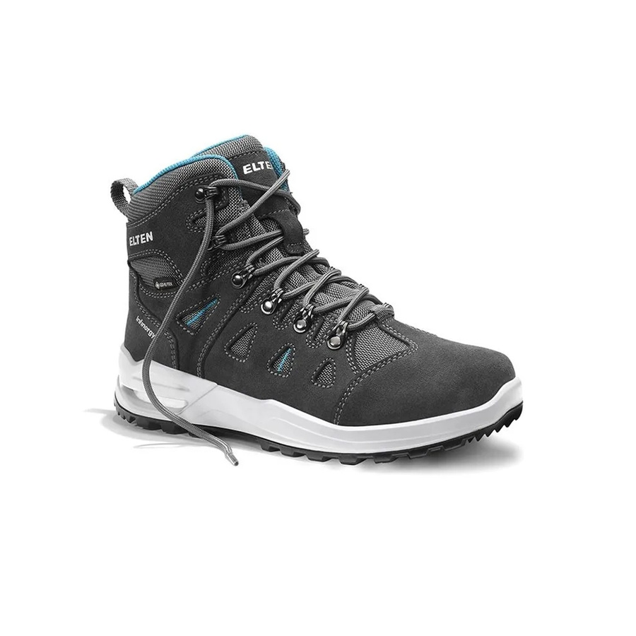 Elten Berufsstiefel ENYA XXF GTX in Grey Turquoise aus Veloursleder Größe 39 mit ESD und O2 WR Schutz - Bild 2