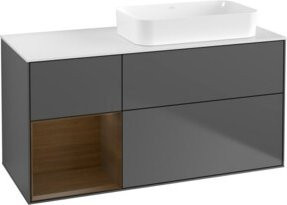 V&B Waschtischunterschrank Finion Anthrazit matt B/T: 120 x 60 cm - Bild 1