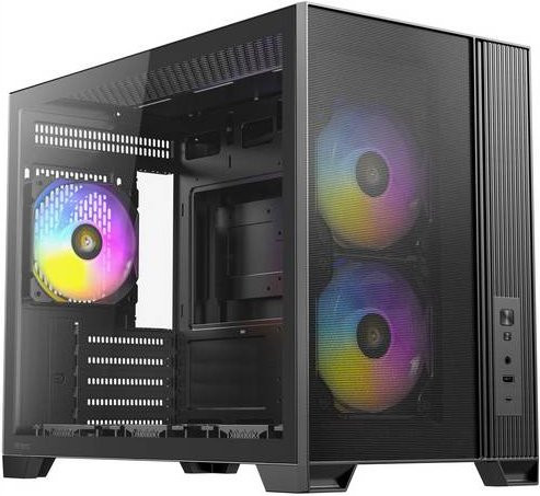 Antec FLUX M Midi Tower PC-Gehäuse, Schwarz, ATX/Micro-ATX/ITX-Kompatibilität - Bild 1
