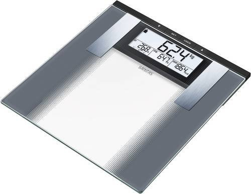 Sanitas SBG 21 Körperanalysewaage aus Glas in Grau mit einem Wägebereich bis 180 kg - Bild 1