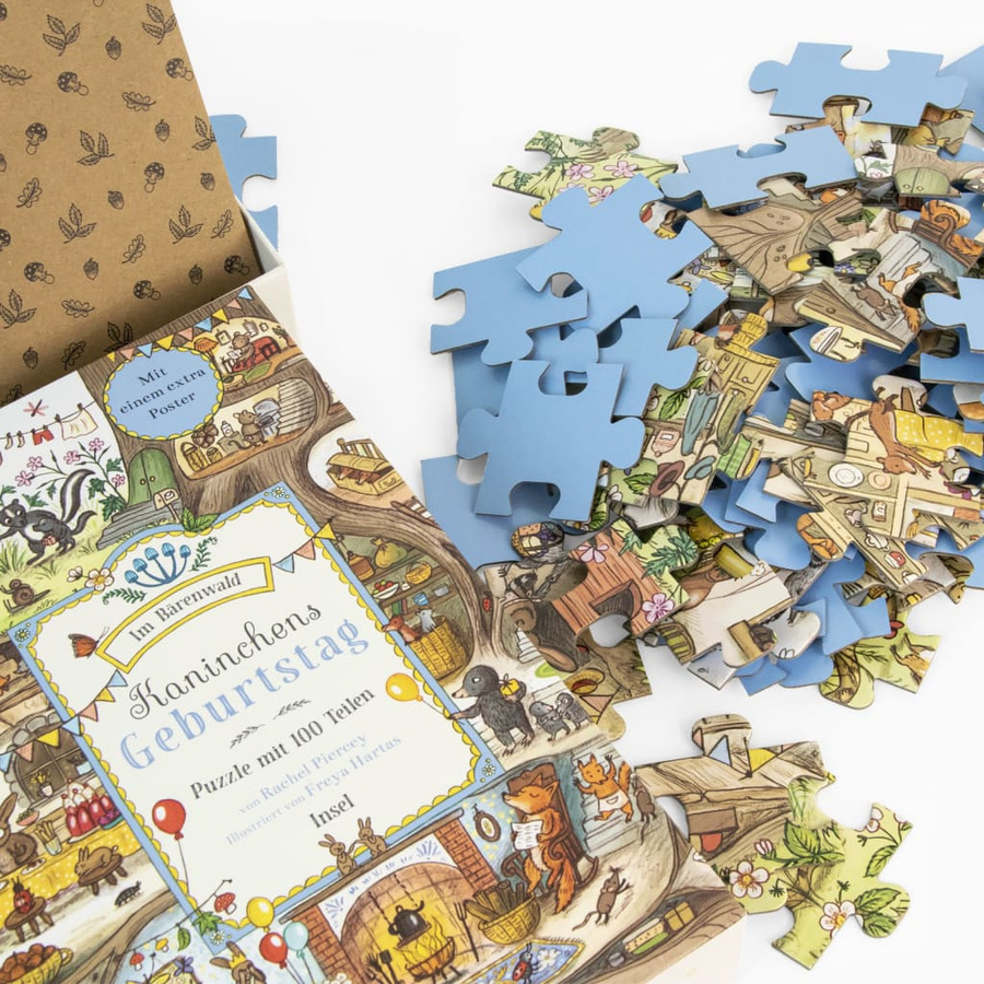 Insel Verlag Im Bärenwald Kaninchens Geburtstag, Puzzle, 100 Teile, ab 4 Jahre - Bild 2