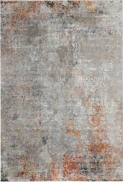 Moderner Teppich CAPRICE von Rupesch in Braun und Grau mit abstraktem Design aus Wolle und Viskose, B/T: 240 x 170 cm - Bild 1