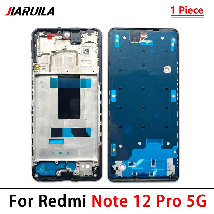 Xiaomi Redmi Note 10 11 12 13 Pro Plus 4G 5G Ersatzgehäuse mit LCD Rahmen und Display Lünette in Schwarz - Bild 2