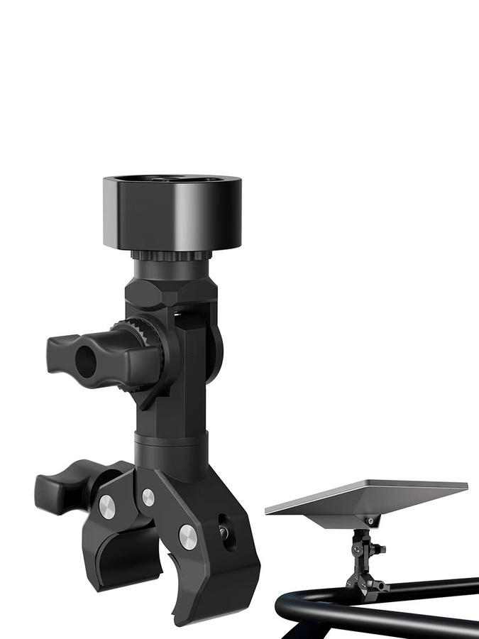 Starlink Mini-Klemmhalterung mit Rohradapter, verstellbare Universal-Stangenklemme in Schwarz, kompatibel für Auto und Wohnmobil - Bild 6