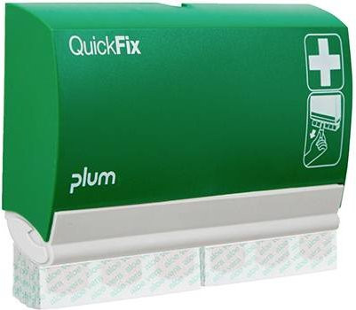 PLUM QUICKFIX® ALOE VERA 5506 Pflasterspender mit Wandhalterung, Grün, B: 23,2 cm, H: 13,3 cm, T: 3,3 cm - Bild 1