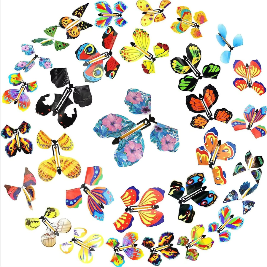 soulbao Magie Fliegende Schmetterling Lesezeichen, Bunt / Mehrfarbig, 10/20-teiliges Set - Bild 4