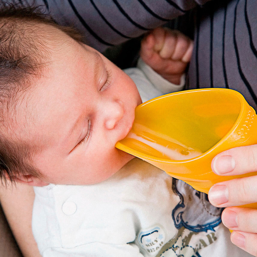 Hoppediz CamoCup Trinklernbecher mit Soft-Spout in Gelb und Multicolour, BPA-frei - Bild 3