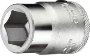 Gedore Steckschlüsseleinsatz 6-kant, 3/4 Zoll Antrieb, 27 mm Weite, silberfarben - Bild 2