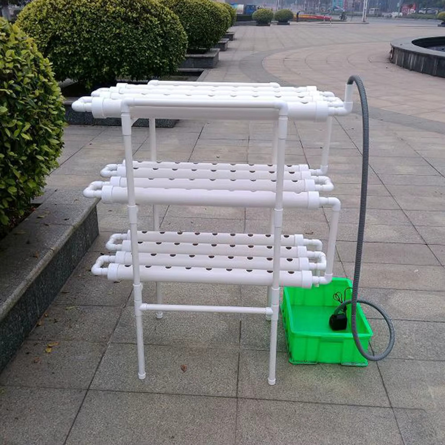 Bymaocar Hydroponic Grow Kit 3-lagiges Pflanzenwachstumsset für Gemüse in Weiß - Bild 6