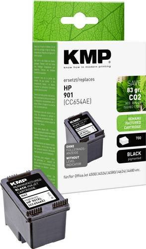 KMP Tintenpatrone kompatibel mit HP 901XL Schwarz für HP Officejet J 4500 Serie - Bild 1