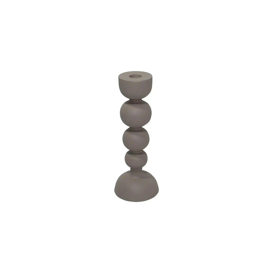 House of Nature Kerzenhalter Alma modern grau gesprenkelt Höhe: 23 cm - Bild 1