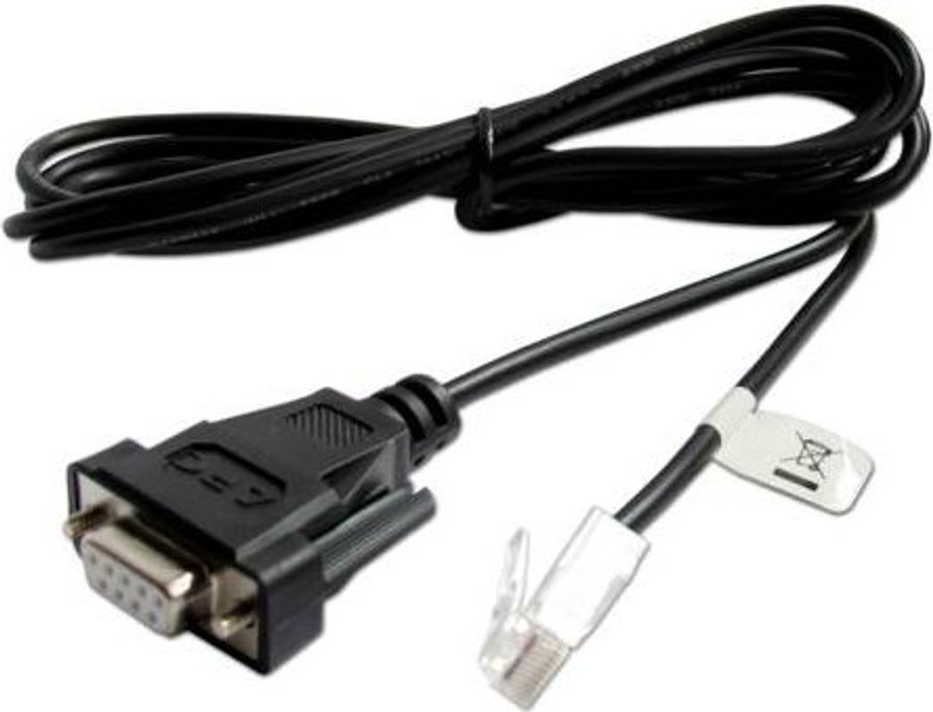 APC Serielles Kabel RJ-45 (M) zu DB-9 (W) in Schwarz, Länge: 2,0 m - Bild 2