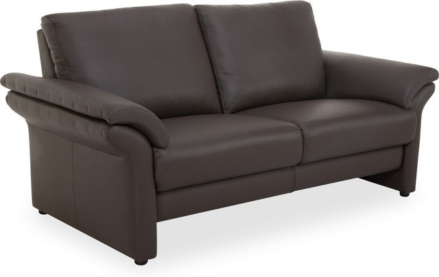 Rolf Weber Sofa SAALSTADT 2,5 Sitzer aus Leder in Braun/Taupe mit Federkern und Armlehnen - Bild 1