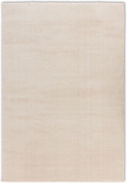 Moderner Teppich DOMASO Astra in Weiß und Beige, pflegeleicht und fußbodenheizunggeeignet, B/T: 190 x 133 cm - Bild 1