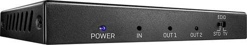 Lindy HDMI Splitter 2 Port 18G Schwarz - Bild 1