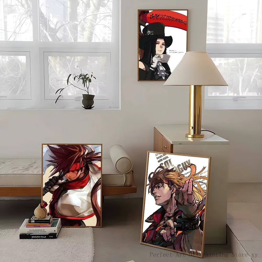 Wasserfestes Guilty Gear Anime-Poster mit Aufkleber-Funktion, Mehrfarbig, B/H: 15,0 x 15,0 cm - Bild 4