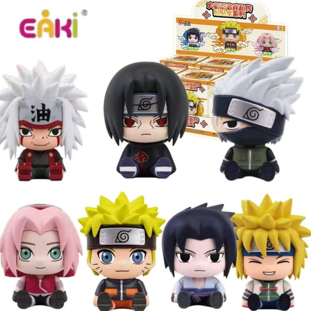 Eaki Naruto Shippuden Snuggle Sitting Series Blind Box, Anime-Figur - Bild 1