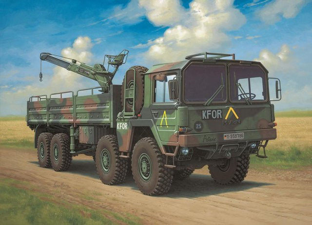 Revell MAN 10t milgl truck 8x8, Modellfahrzeug, 1:35 - Bild 1