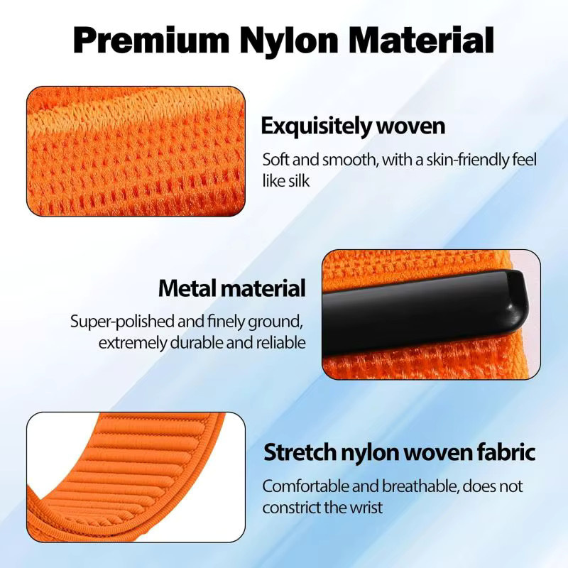 Xiaomi Uhrenarmband Nylon, geflochtenes Schlaufenarmband, Unisex - Bild 3