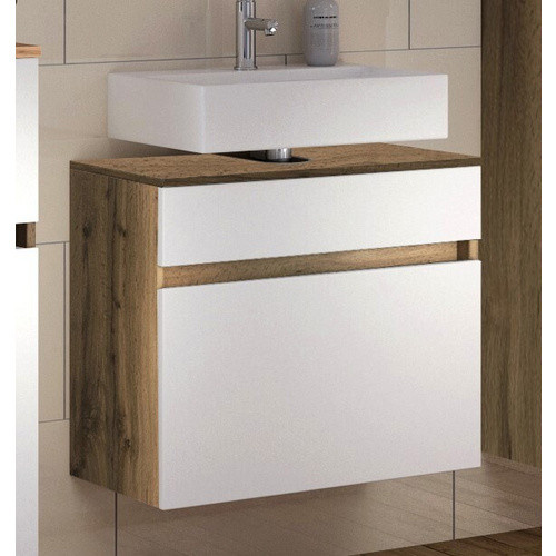 HELD MÖBEL Waschbeckenunterschrank Lucca in Weiss, B/H/T: 60 x 55 x 35 cm - Bild 2