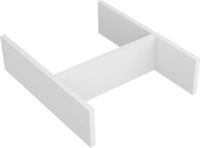 Keuco Inneneinteilung Edition 400 für Frontauszug, weiß, B/T/H: 21,5 x 8 x 37,2 cm - Bild 1