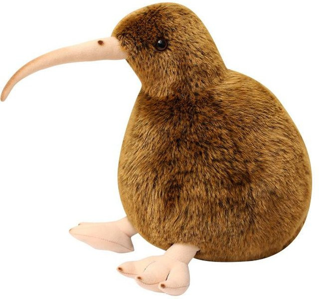 Yiran Health & Beauty Brauner Kiwi Vogel Plüschtier, 30cm - Bild 1