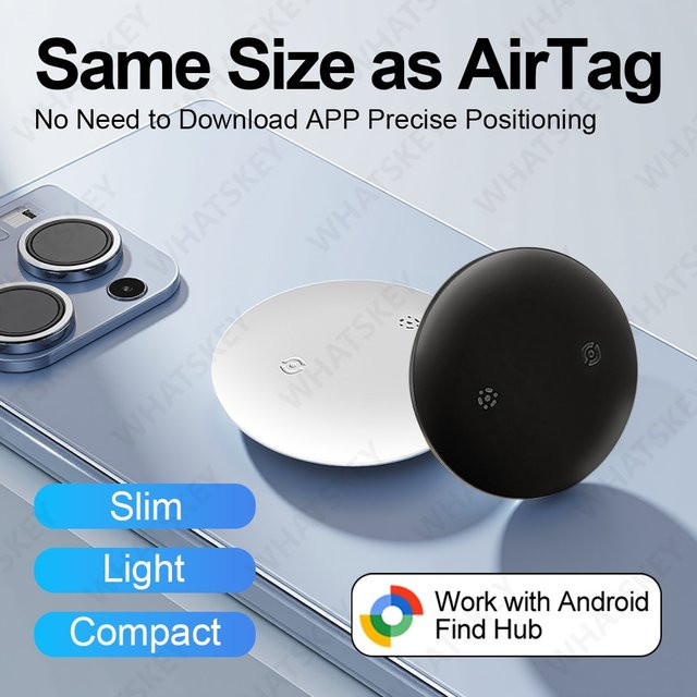 Google Smart Tag GPS-Tracker für Android in Schwarz als Global Positioning Locator für Brieftasche und Autotasche - Bild 1