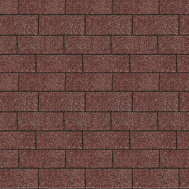 Karibu Dachschindeln aus Holz in Dunkelrot für deine Dacheindeckung, 3 m² - Bild 1
