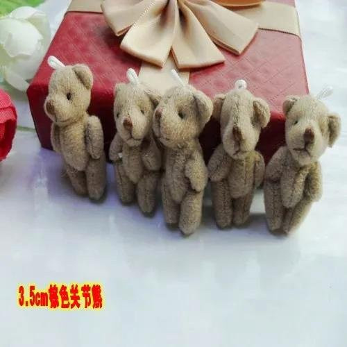 Yiran toy S Kawaii Kleine Bären Plüschtiere, Mini Teddybär, Braun - Bild 1