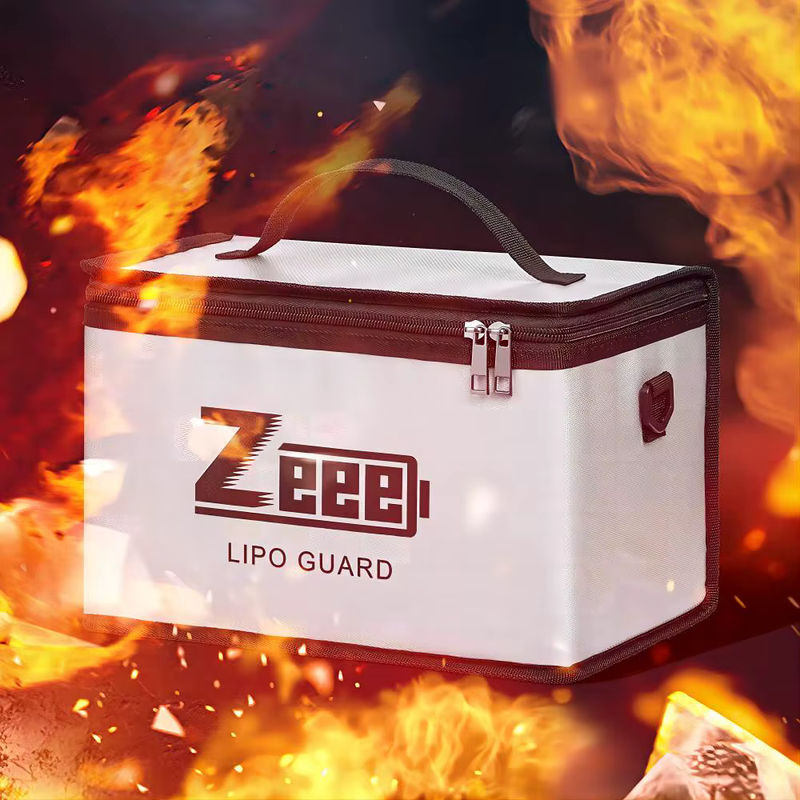 Zeee Lipo-Sicherheitstasche für 10-Zellen-Akkus, feuerfeste Aufbewahrungstasche zum Schutz beim Laden und Lagern - Bild 6
