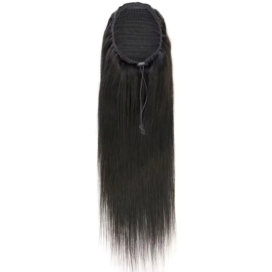 donxue Remy-Kordelzug-Pferdeschwanz, 100 % brasilianisches Echthaar, Damen - Bild 2