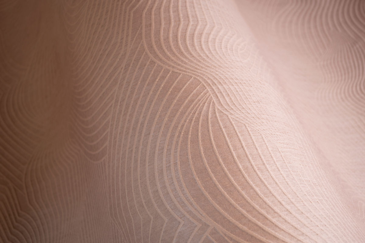 Moooi for Arte Wallpaper Techno Bee in Dusty Pink mit abstraktem geometrischem Design - Bild 2