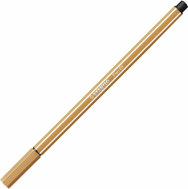 STABILO Pen 68 Tintenmarker in Ocker dunkel mit feiner Spitze - Bild 1