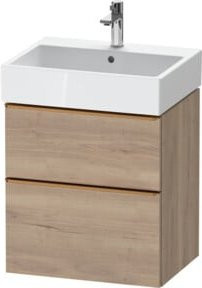 Duravit Waschtischunterschrank D-Neo in Beige, Wandmontage, B/T/H: 58,4 x 44,2 x 62,5 cm - Bild 1