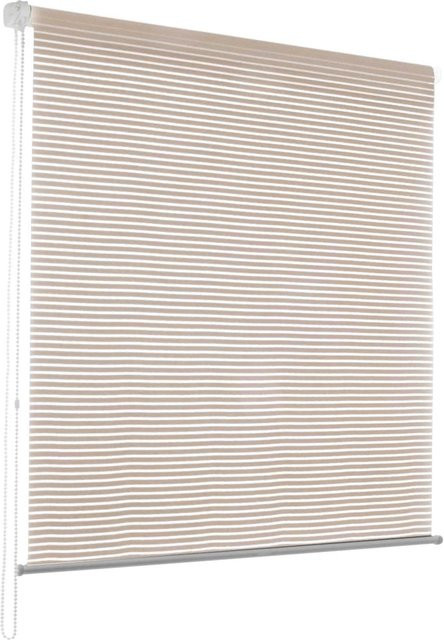 casa pura Mini Fashion Rollo Deluxe Stripe Beige semi-transparent - Bild 1