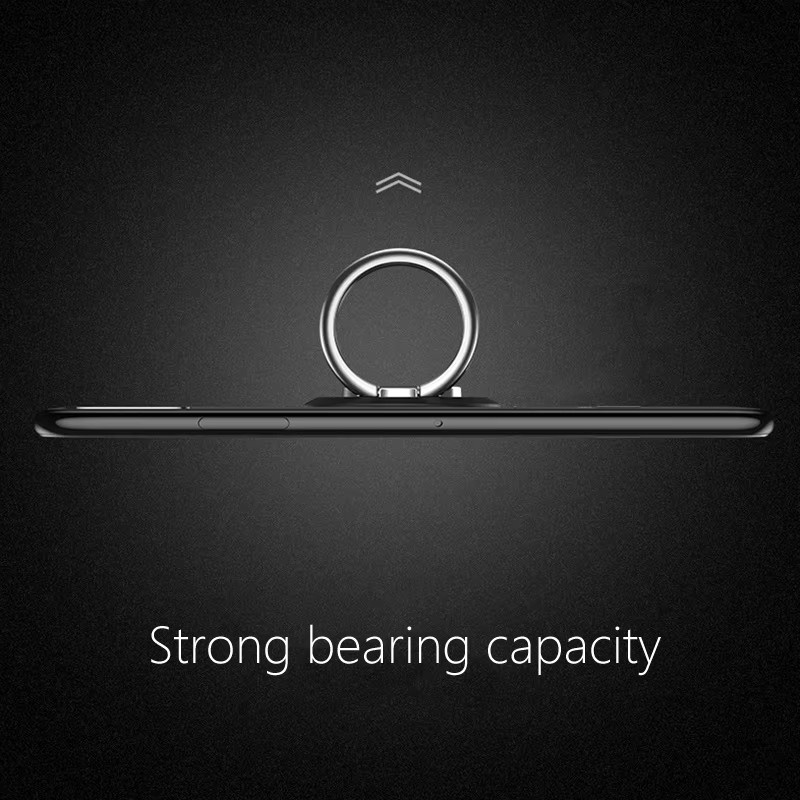 WSSHE Universal Finger Ring Halter für dein Smartphone in Grau mit 360 Grad Rotation - Bild 4