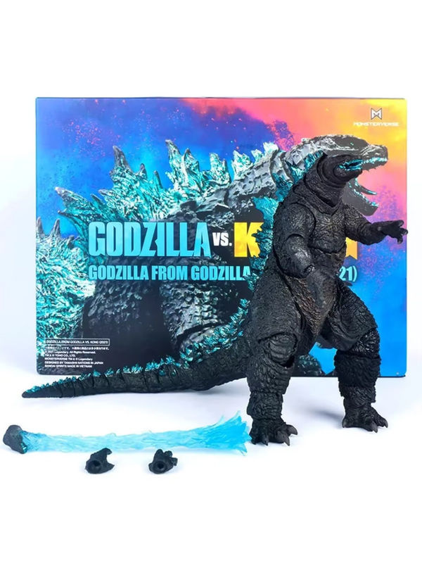 Bandai Godzilla Actionfigur König der Monster 2021, schwarze Sammlerfigur aus Kunststoff, Höhe: 16 cm - Bild 7