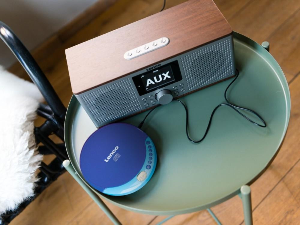 Tragbarer CD-Player Lenco CD-011 in Blau - Bild 8