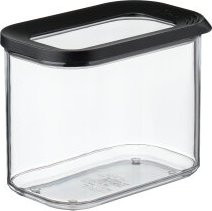 Mepal Vorratsdose Modula, schwarz und transparent, 1000 ml, luftdicht und stapelbar - Bild 1