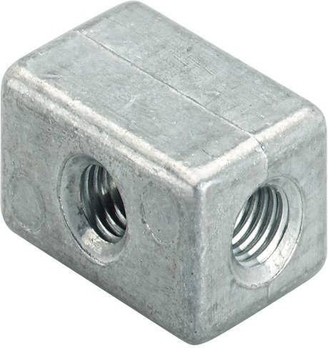 Fischer Montagewürfel Druckguss 79717 Silber 50 Stück - Bild 1