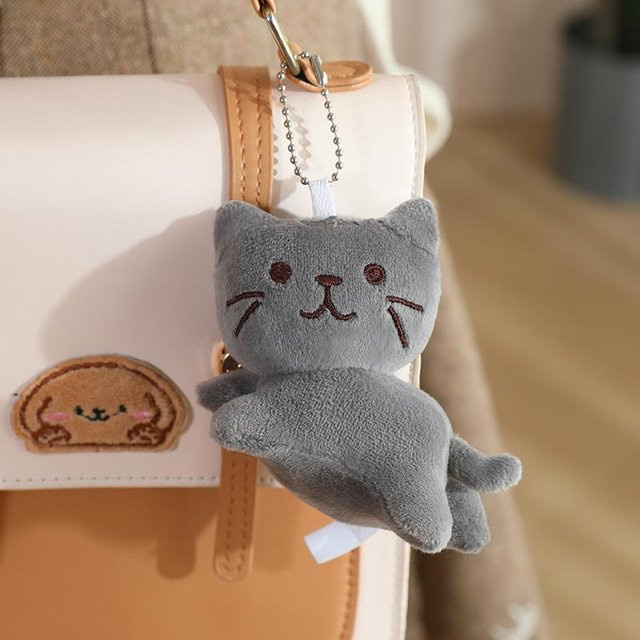 Yiran toy Kippkopf Kätzchen Katze Plüschtier, Grau - Bild 1