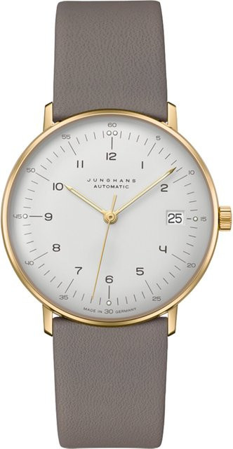 Junghans Armbanduhr Max Bill, Automatik, Edelstahl, 34 mm, Damen - Bild 1