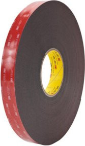 3M VHB Klebeband schwarz doppelseitig mit Acrylat-Klebstoff Breite: 19 mm, Länge: 8 m - Bild 2