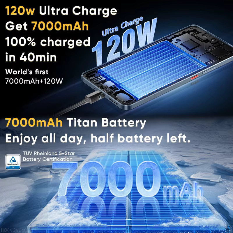 Realme GT 7T Pokemon Piñata Smartphone 5G EU-Version in Schwarz mit 6,8 Zoll 120Hz Display und NFC - Bild 4