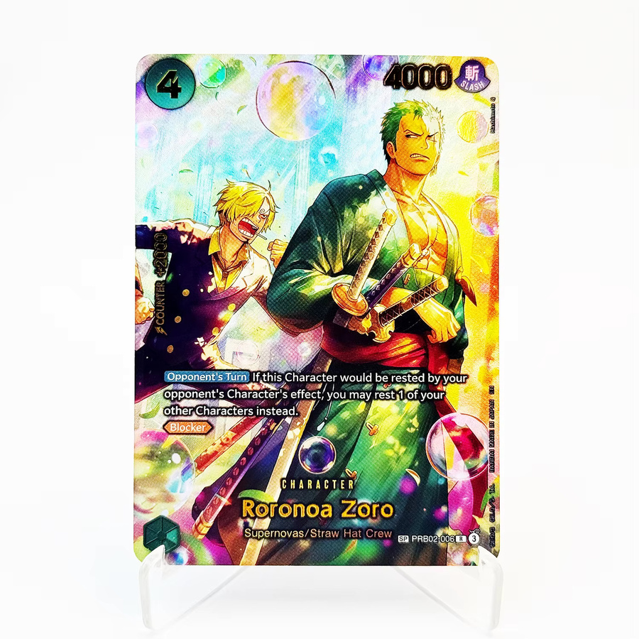 Bandai One Piece Piraten, Anime-Spielkarten, HoloFoil, bunt, multilingual - Bild 2