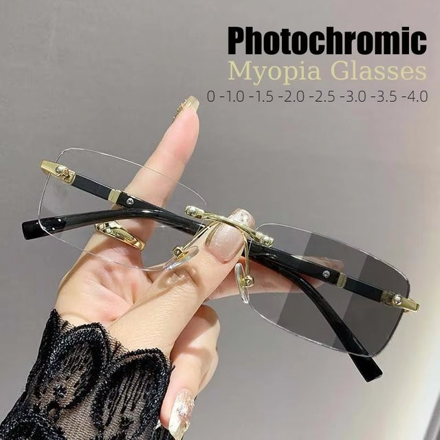 ERIKOLE Korrektionsbrille, randlos, rectangular, Metall, Unisex - Bild 1