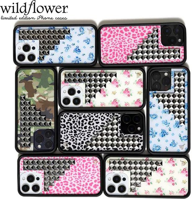 Wildflower Handyhülle Shiny Stud Leopard für iPhone 17 16 15 14 13 12 Pro Max in Multicolour mit stoßfester Rückseite - Bild 1