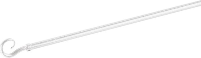 ACUS design collection Bistrostange Kringel aus Metall in Weiß, ausziehbar von 85 bis 150 cm - Bild 1