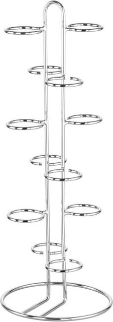 APS Serviergestell aus verchromtem Metall in Silber, Durchmesser: 22 cm, Höhe: 59 cm - Bild 1