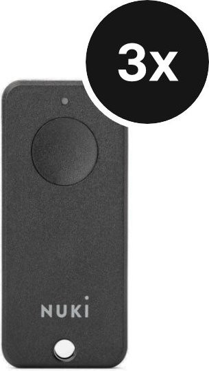 Nuki Fob Bluetooth Türöffner 3er-Set in Schwarz - Bild 1